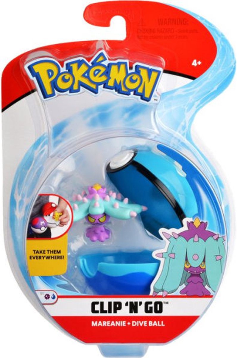 Pokemon Clip'N'Go Series 7 Figuur met Pokeball - 1 stuk - Mix - Willekeurig verzonden — afbeelding 6