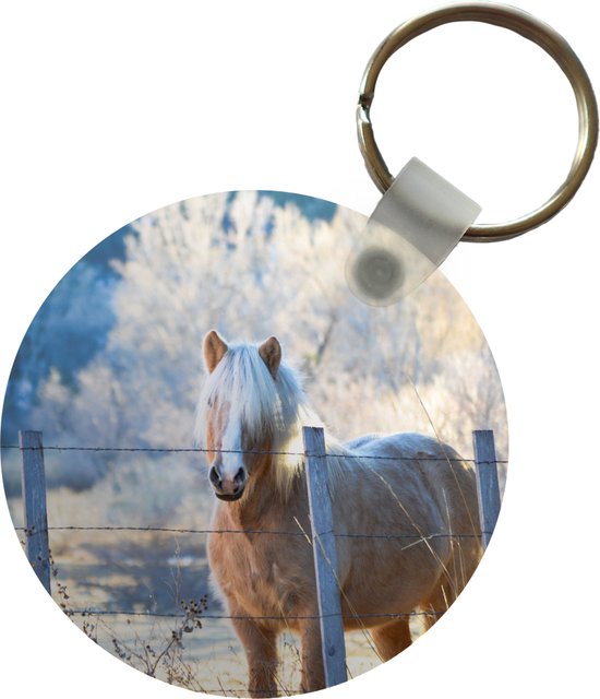 Gepersonaliseerde Western bewerkt lederen sleutelhanger met turquoise initiële hanger vintage tas tag verjaardagscadeau voor cowboy cowgirl - CALLIE