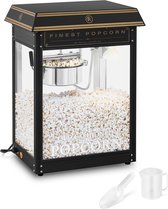 Popcornmachine - zwart en goud - Royal Catering
