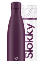 Slokky - Matte Purple Thermosfles & Dop - 500ml