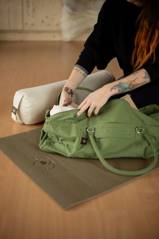 Yoga bolster eco nude rond - Lotus van Lotus — afbeelding 2