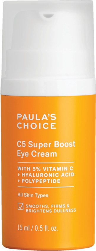 Paula's Choice C5 SUPER BOOST Oogcrème - Hydraterende Crème met Vitamin C - Alle Huidtypen - 15 ml