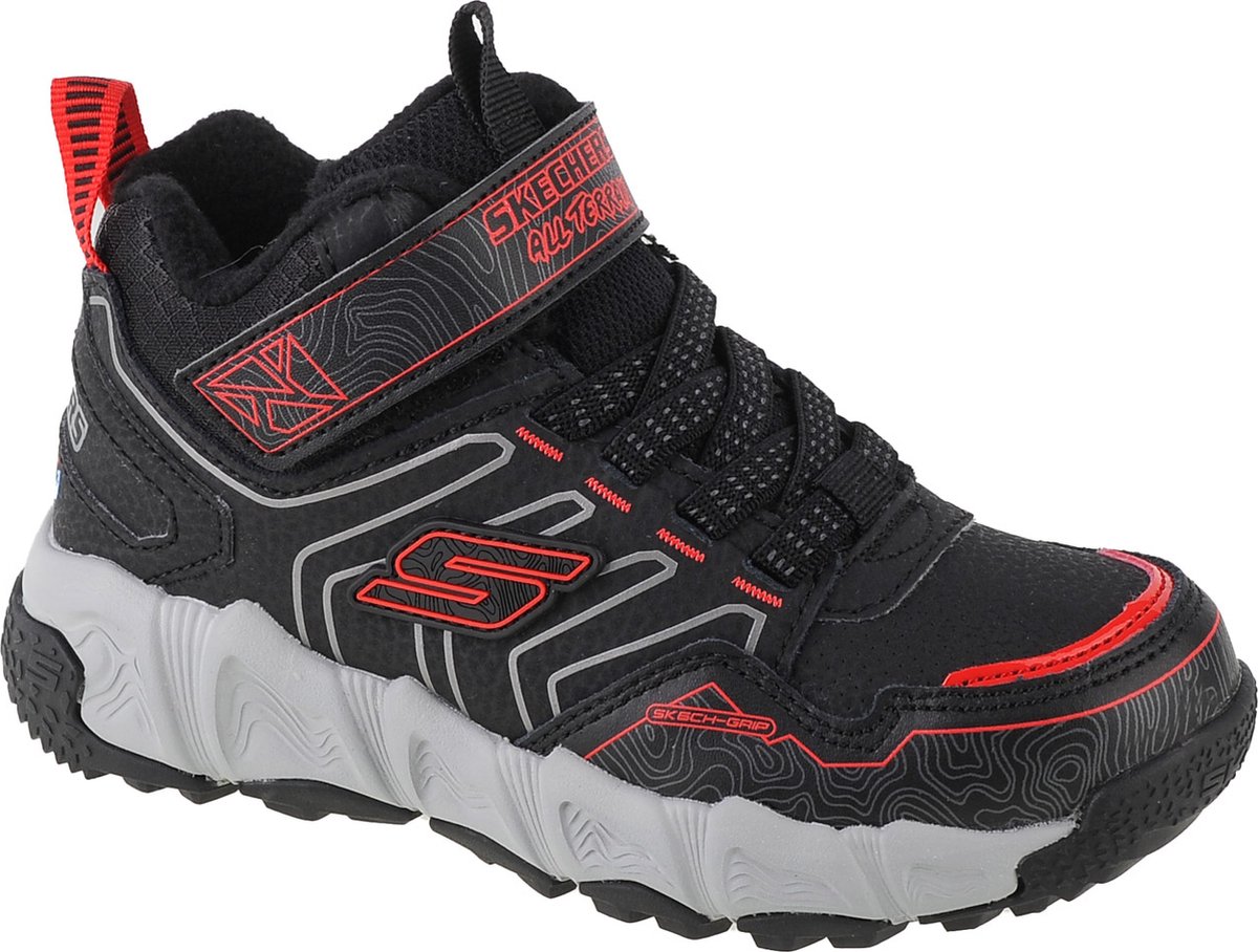 Skechers Velocitrek Combex 406422L-BKRD voor een jongen Trekkingschoenen Zwart