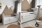 Rockwood® Peuterbed Milly en Mo Wit met lattenbodem