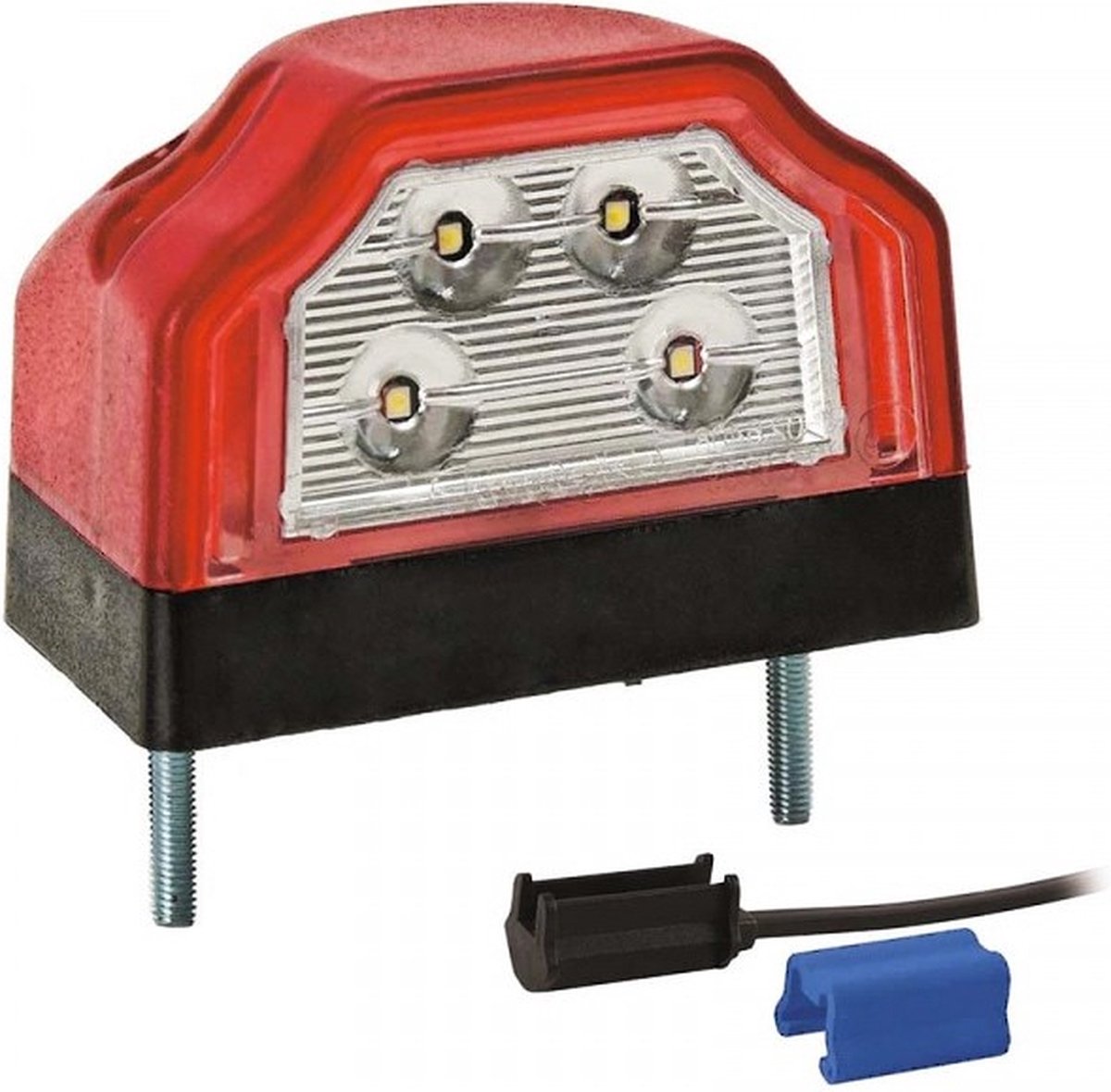 Fristom LED kentekenverlichting 96x66x64mm 20cm kabel rood/wit