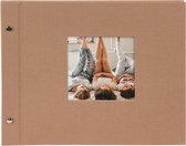 GOLDBUCH GOL-26819 Album à vis BELLA VISTA marron clair, pages blanches, 30x25 cm