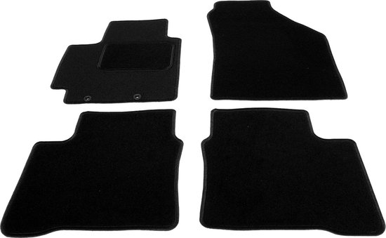 Tapis de voiture sur mesure - tissu noir - pour Suzuki Swift à partir de 2017-