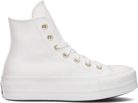 Converse Chuck Taylor All Star Lift Hoge sneakers - Dames - Wit - Maat 37,5  | bol