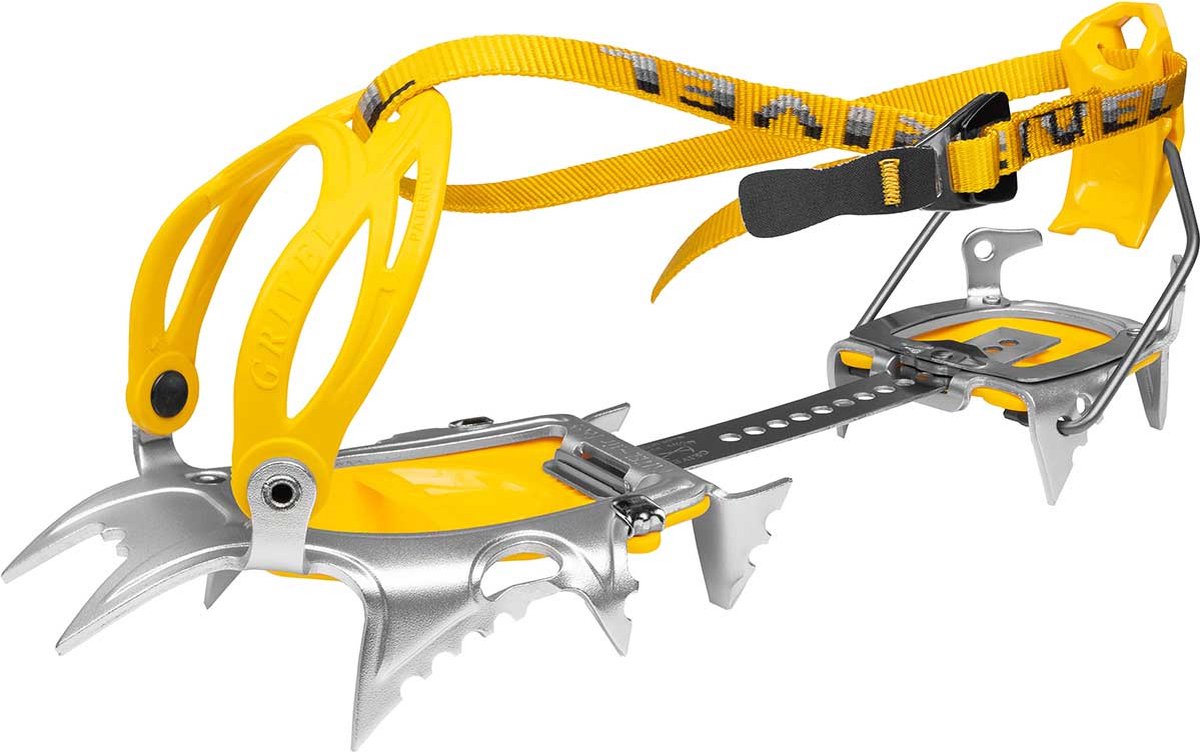 Grivel Air Tech Light New Matic Evo Ce Semi-automatische Stijgijzers Geel EU 35-46