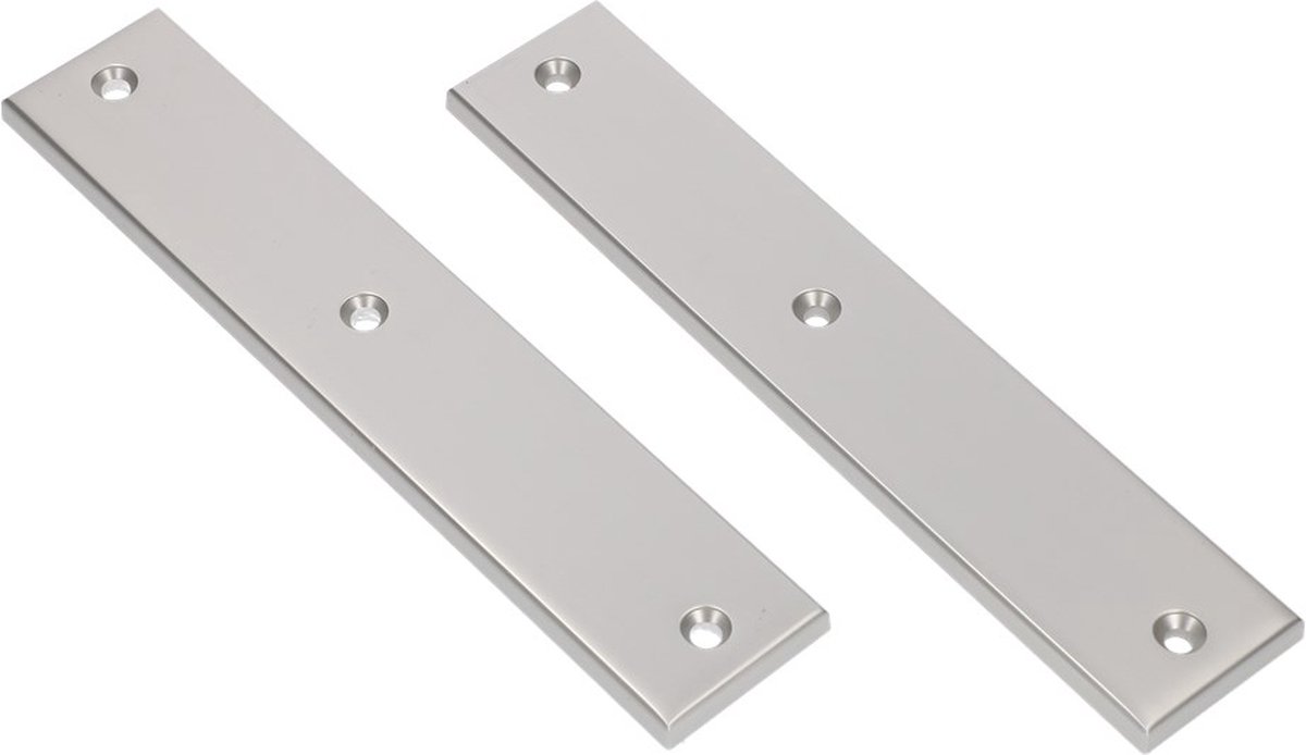 Ami Langschild - rechthoekig - 251x50x8mm - geheel blind - aluminium F-1