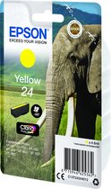 EPSON 24 inktcartridge geel standard capacity 4.6ml 360 paginas 1-pack RF-AM blister