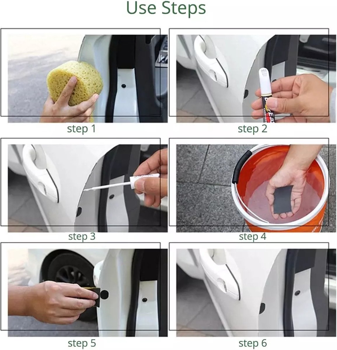 XEOD Lakstift Wit Autolakherstel Kras pen lak stift Auto