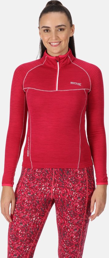 Regatta Heren Montes halve rits fleece trui - zwart - L