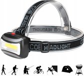 Hoofdlamp LED - Licht - 3 Lichtstanden - Kantelbaar - Verstelbaar - Draagbaar - Nacht - LED lamp - Hardloopverlichting - Sport Verlichting - Fiets Verlichting -