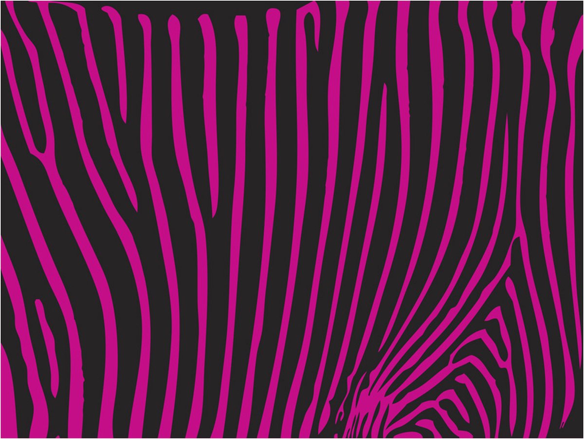 Fotobehang - Zebra pattern (paars).