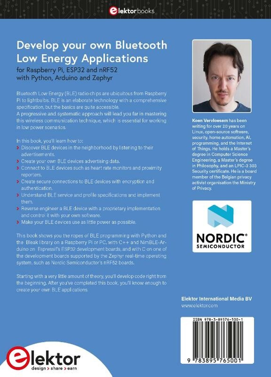 Develop your own Bluetooth Low Energy Applications, Vervloesem, Koen ...