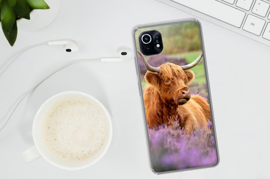 Xiaomi Mi 11 - Highlander écossais - Marron - Buissons - Coque de téléphone en Siliconen