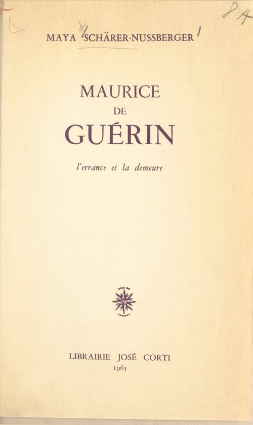 Maurice de Guérin (ebook), Maya ScharerNussberger 9782307251620