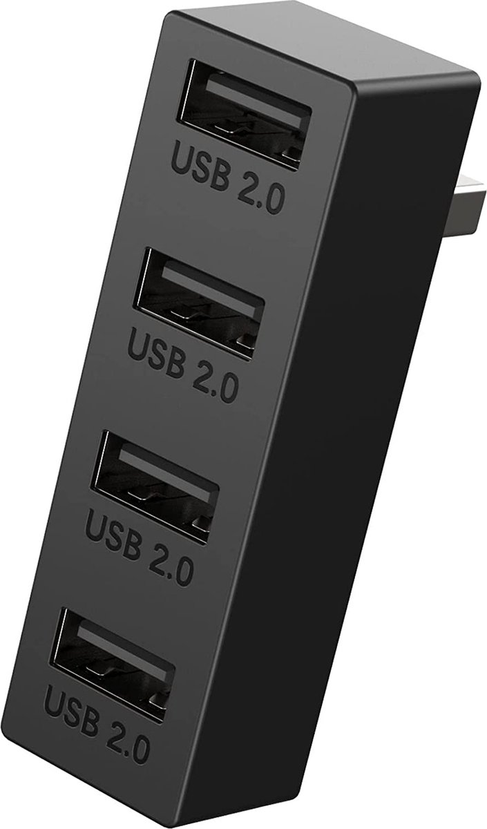 YONO USB Hub geschikt voor Xbox Series X en S - USB 4 Poorts - Zwart