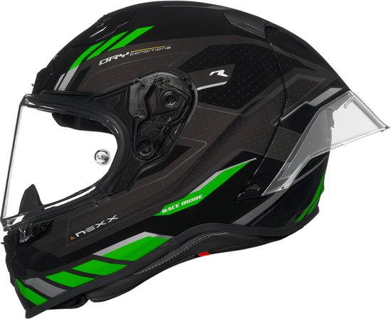 Nexx X.R3R Precision Zwart Groen Integraalhelm M | bol.com