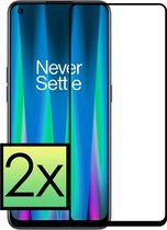 Screenprotector Geschikt voor OnePlus Nord CE 2 Lite Screenprotector Tempered Glass Gehard Glas Full Cover - 2x