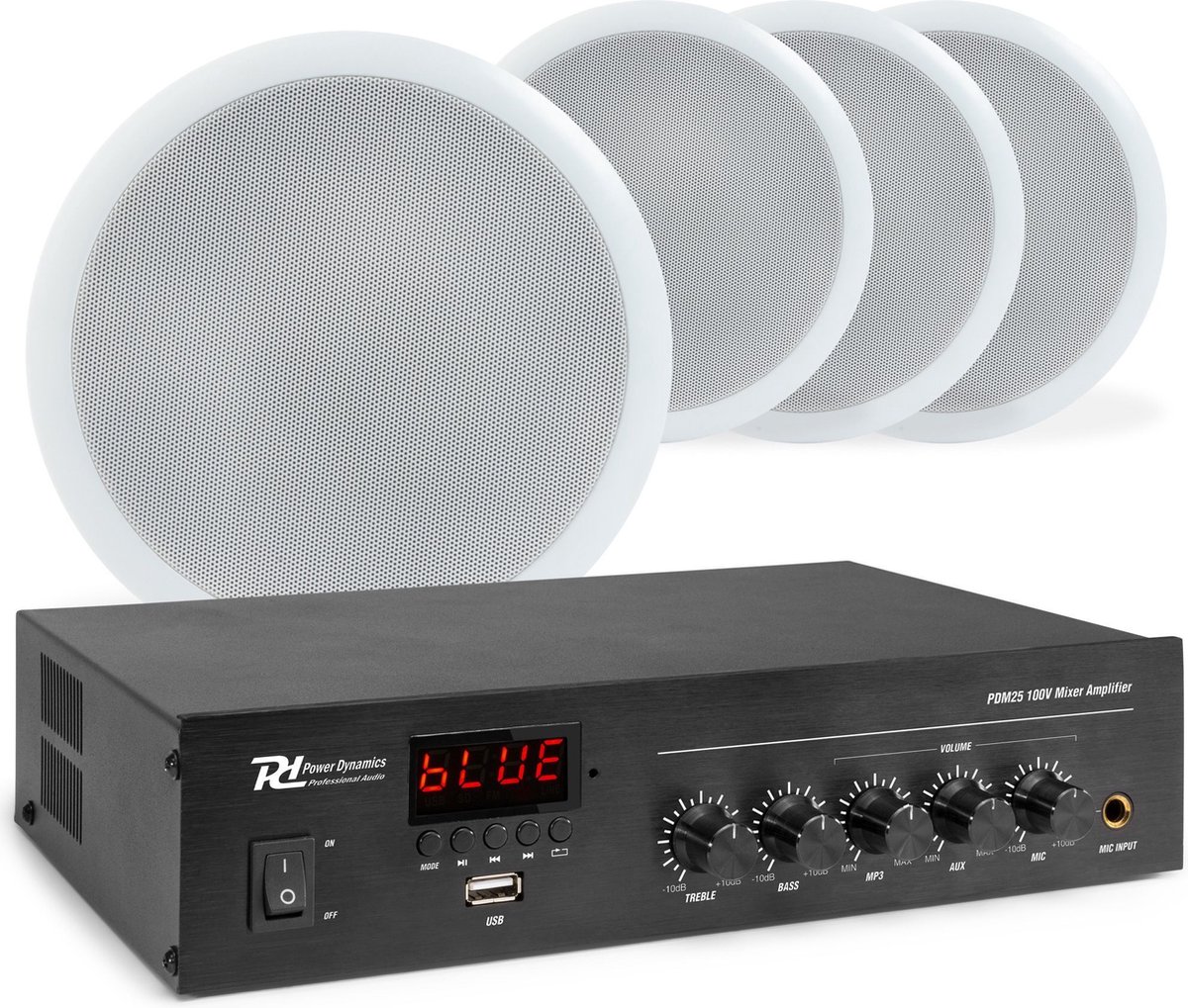 Amplificateur e-Audio B425ABL pour haut-parleur de plafond - 30W