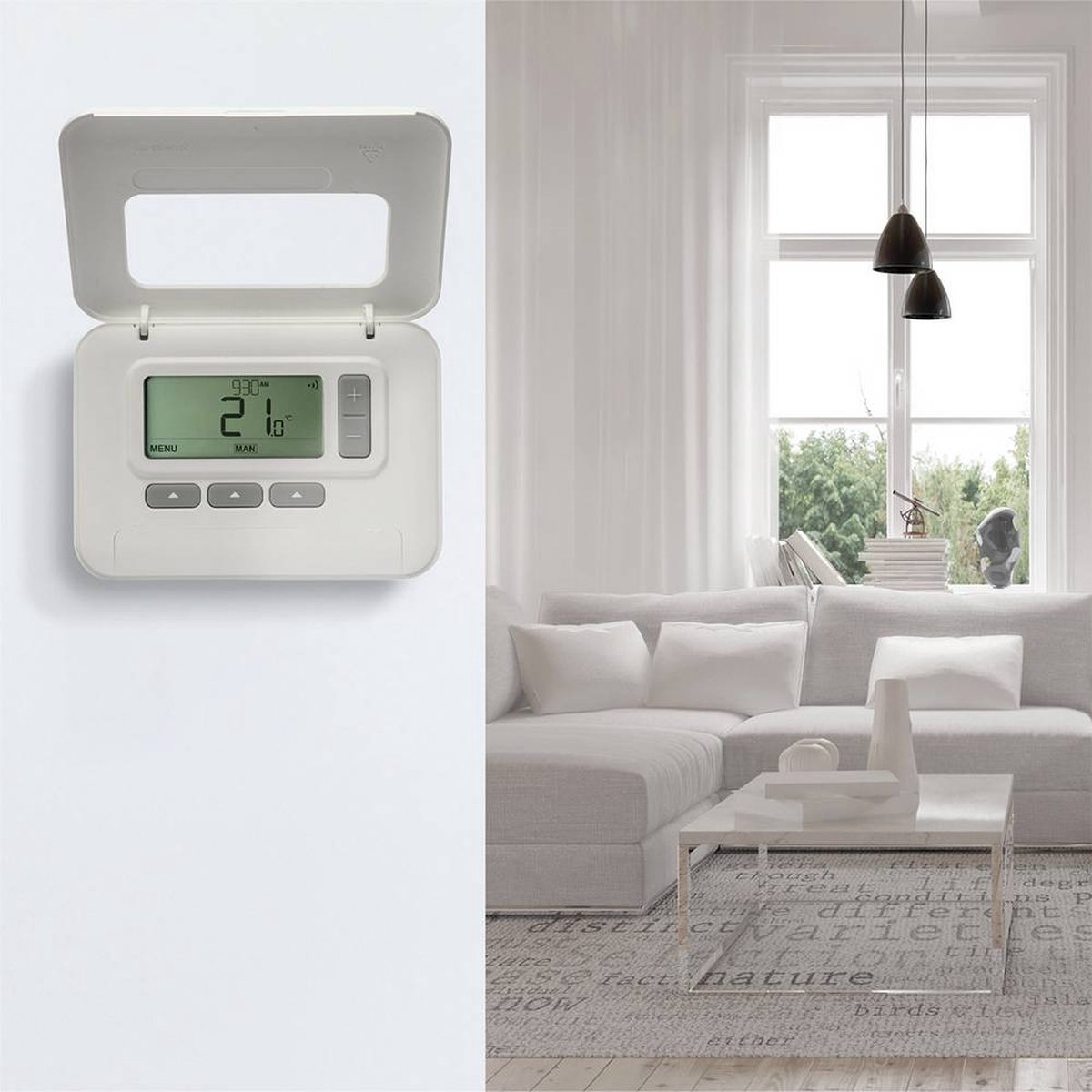 Honeywell Home T3C110AEU Kamerthermostaat Wand Dagprogramma, Weekprogramma 5 tot 35 °C – foto 4