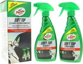 Turtle Wax Green Line Soft Top Kit 2x500ml | Soft Top Cleaner & Conditioner Kit