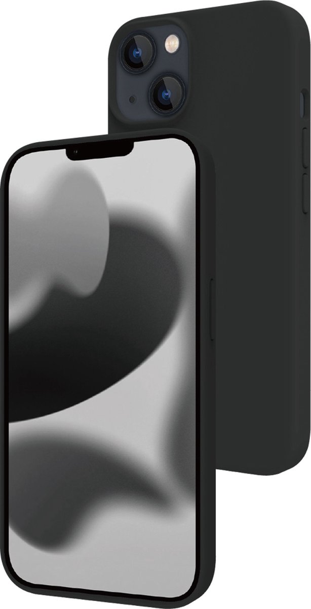 BeHello iPhone 14 Plus Soft Touch Case Magnetic Ring Black