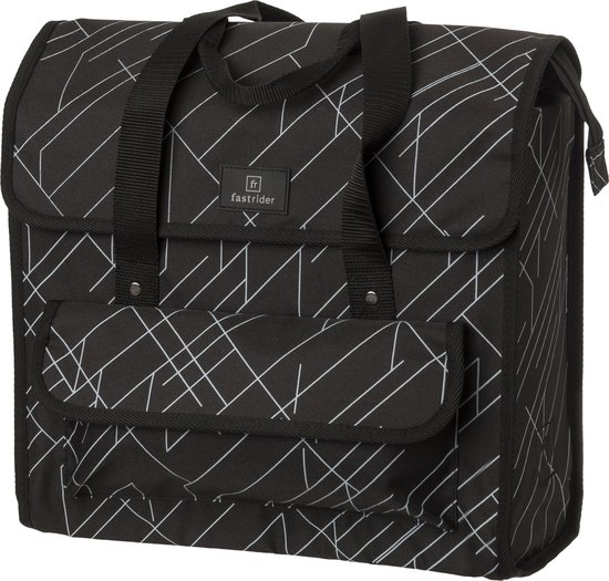 Fastrider Lasse Luxe Shopper Enkele Fietstas Basics - Veelkleurig - 23L - Waterafstotend