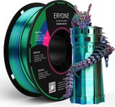 Eryone - Tripel silk - Red + Blue + Green - PLA Filament - 1Kg 1,75mm - Voor 3D-printer en 3D-pen - Rood, Blauw en Groen