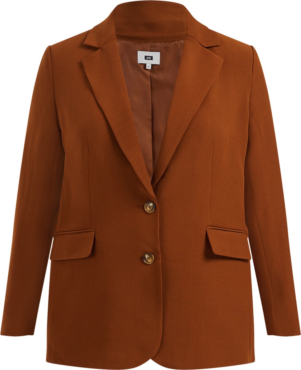 WE Fashion Dames geweven blazer - Curve