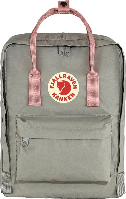 heilig Terughoudendheid Ambassadeur Fjallraven Kanken Rugzak 16 liter - Fog / Pink | bol.com