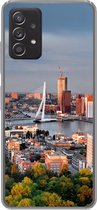 Geschikt voor Samsung Galaxy A33 5G hoesje - Rotterdam - Skyline - Boom - Siliconen Telefoonhoesje