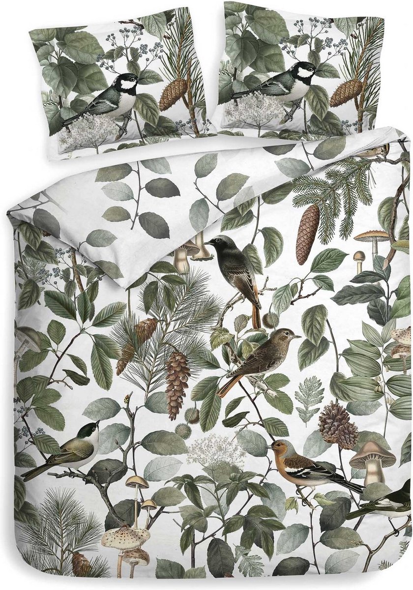 Heckettlane Heckett Lane Dekbedovertrek Katoen Twill Xiel - wit 200x200/220cm