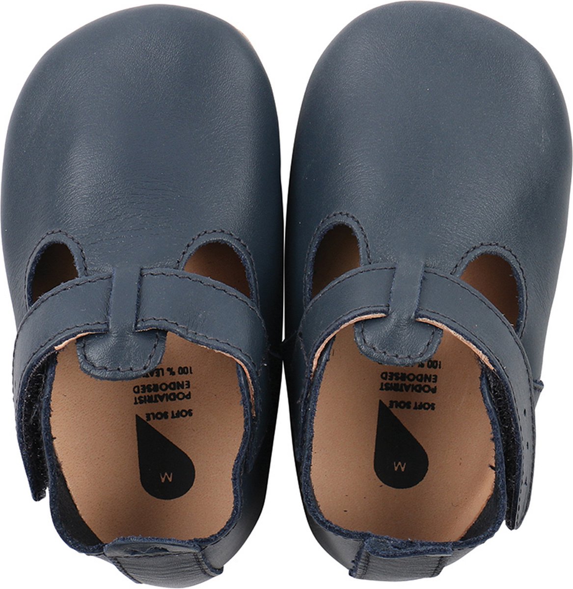Bobux - Soft Soles - Jack & Jill navy - L - maat 22
