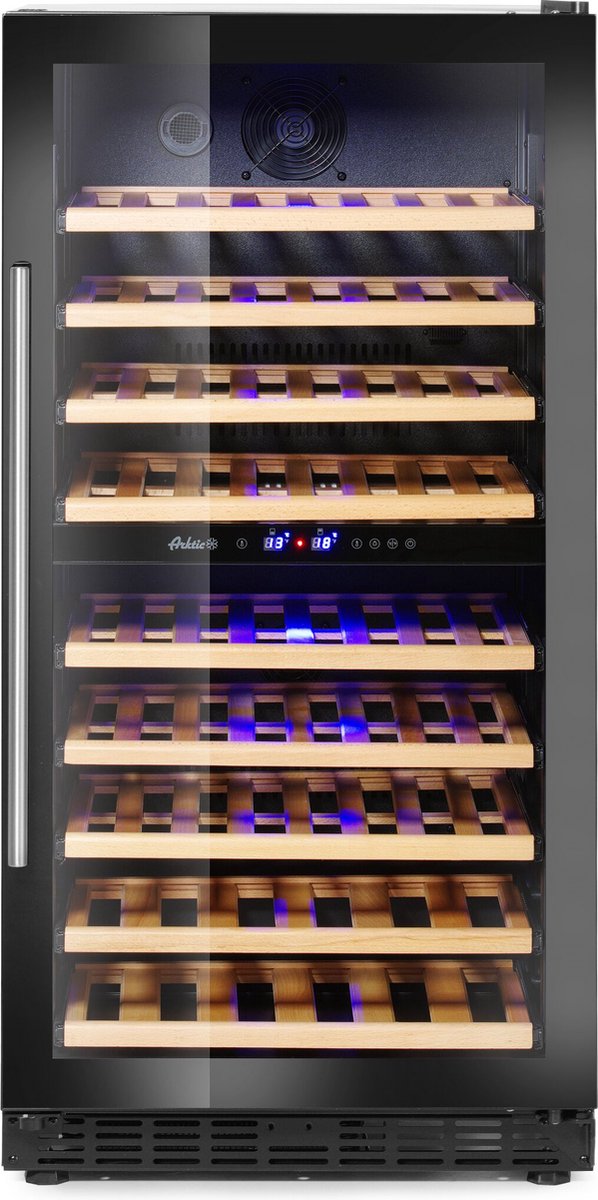 Arktic Wijnkoeler 2 Zones 72 Flessen 232L Professioneel - Wijnkoeler - €990,00