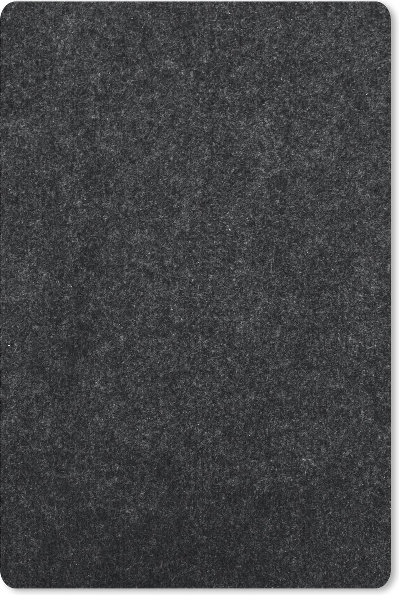 Bureau onderlegger - Zwart - Graniet - Design - Steen - Muismat - 18x27 cm