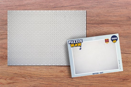 Formuleren Aan de overkant Vermaken Puzzel Beton - Wit - Modern - Legpuzzel - Puzzel 1000 stukjes volwassenen |  bol.com
