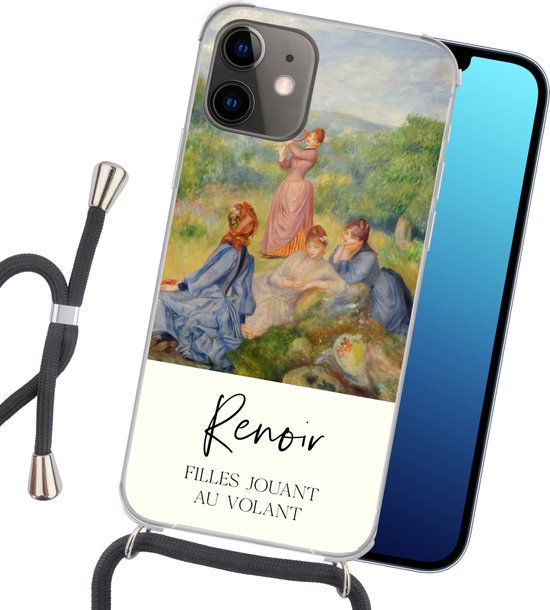 Coque avec cordon iPhone 11 - Peinture - Renoir - Impressionnisme - Siliconen - Bandoulière - Coque arrière avec cordon - Coque pour téléphone avec cordon - Coque avec corde