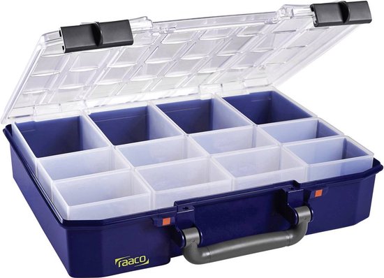 Raaco 136327 Carry-Lite 80 5x10-25 assortimentskoffer met 25 inzetbakjes
