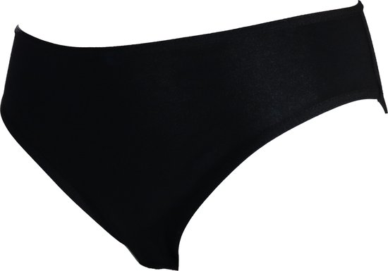 VANILLA - Sous-vêtement femme, Slip femme - 5 pièces - Coton égyptien - Zwart - S