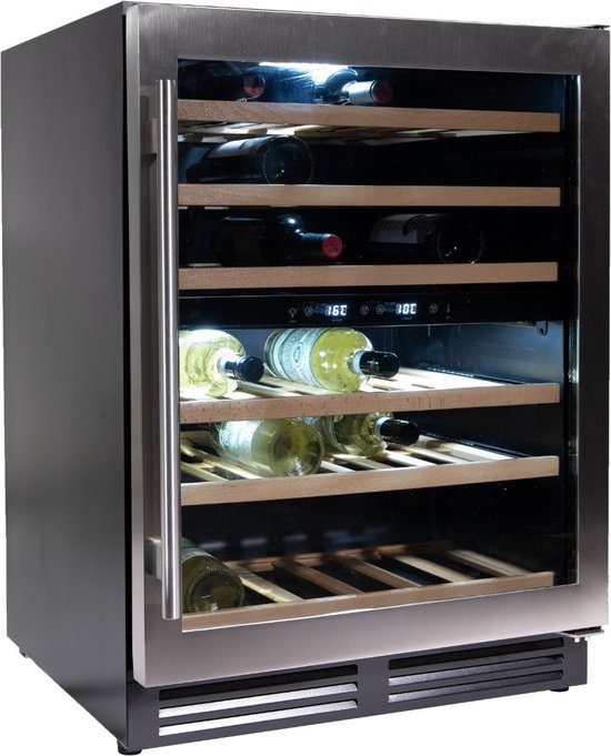 Vinata Vernale Wijnklimaatkast Vrijstaand RVS 51 flessen - Vinata - €979,00