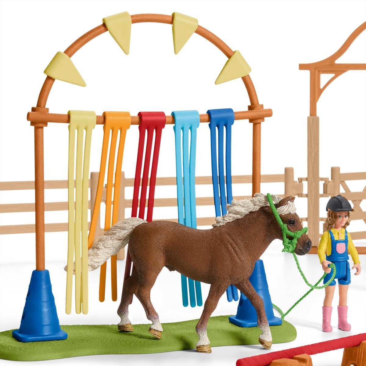 Schleich FARM WORLD - Pony agility wedstrijd - Speelfigurenset - Kinderspeelgoed voor Jongens en Meisjes - 3 tot 8 jaar — afbeelding 17