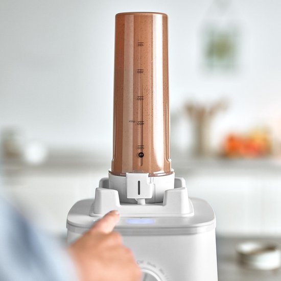 Springlane Power Blender Hanno 2000 W - 2,5 L Tritan Kan - Wit + Roestvrijstalen Mengkom en To Go Beker van Springlane — afbeelding 3