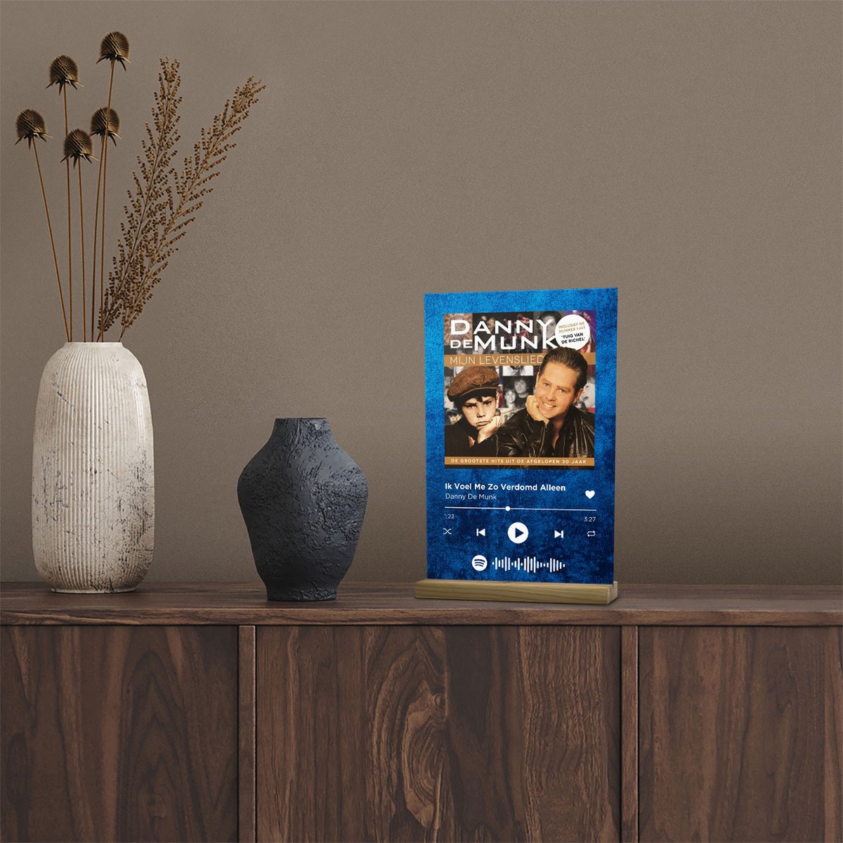 Songr Spotify Muziek Bordje Ik Voel Me Zo Verdomd Alleen Danny De Munk 20x30