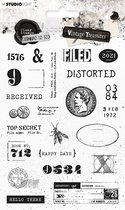 Clear stamps A6 Vintage treasures - Written in ink nr. 247
