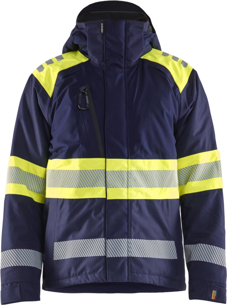 Blaklader 4480-1977 Winterjas High Vis Marine/High Vis Geel