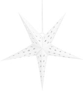 Springos Kerst Ster - Papier - Opvouwbaar - 25 cm - Wit