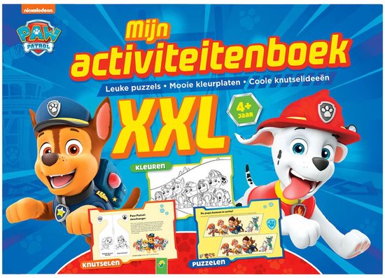 Paw Patrol XXL kleur en activiteiten boek - Blauw / Multicolor - Papier